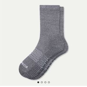 Bombas Gripper Half Calf Socks - Size Medium 8-10.5 Haze Charcoal Gray